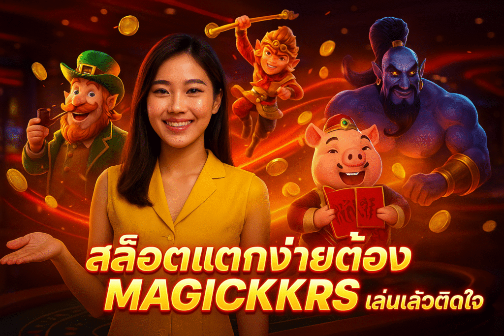 สล็อตแตกง่ายต้อง MAGICKRS เล่นแล้วติดใจ