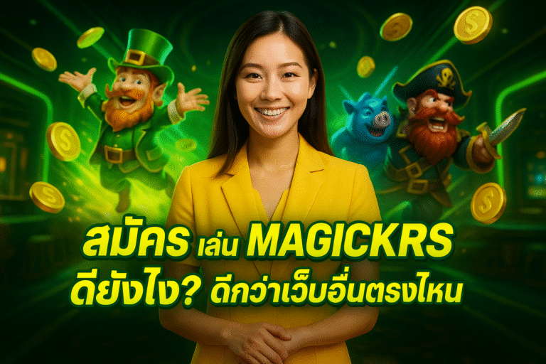 สมัคร เล่นกับ MAGICKRS ดียังไง? ดีกว่าเว็บอื่นตรงไหน